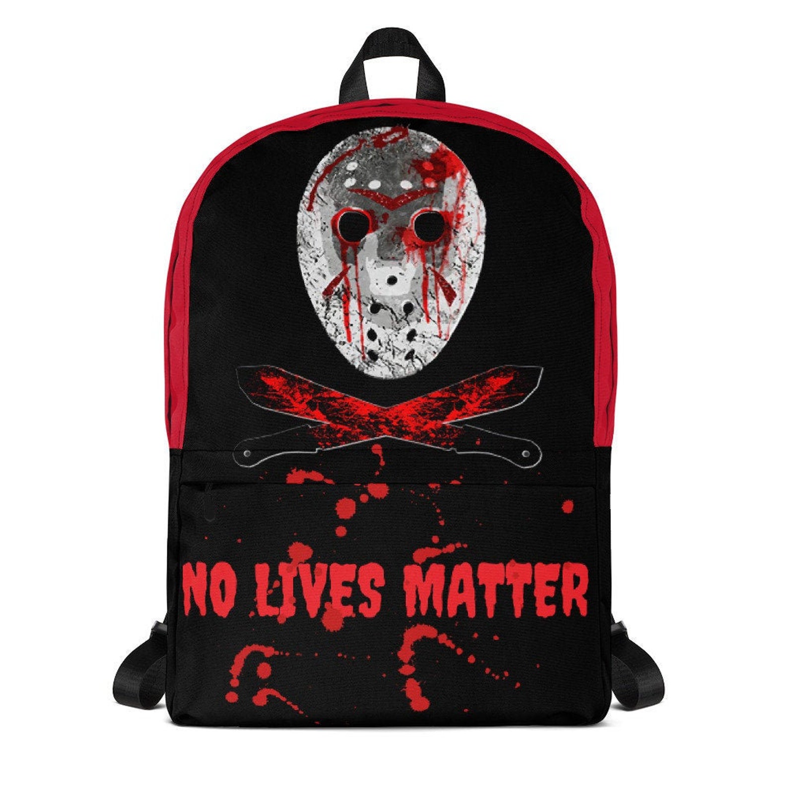 Halloween Backpack Horror Movie Backpack Jason Voorhees Etsy