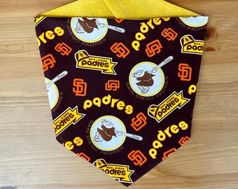 San Diego Padres Baseball Dog Bandana