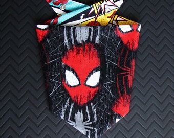 Spider-Man Personalized Reversible Dog Bandana