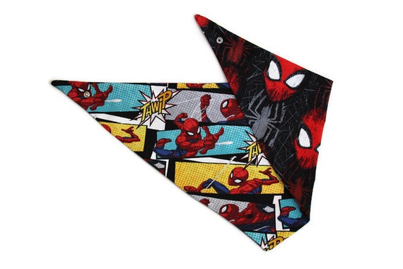 spiderman dog bandana
