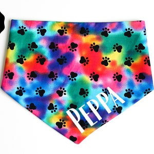 Pride Personalized Reversible Dog Bandana image 4