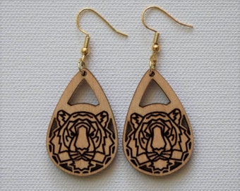 Tiger Drop Earrings