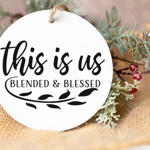 Dies sind wir gemischt und gesegnet svg Digital Design Schnittdatei für Cricut & Silhouette