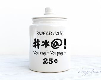 You Say it You Pay It Swear Jar SVG