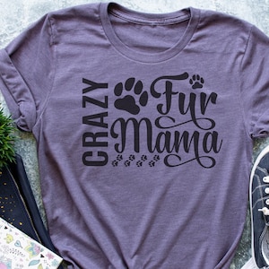 Archivo de corte de diseño digital SVG de Crazy Fur Mama para Cricut y Silhouette