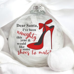 Dear Santa I&#39;ve Been Naughty I Would Like Matching Shoes SVG Digital Design Cut File For Cricut & Silhouette