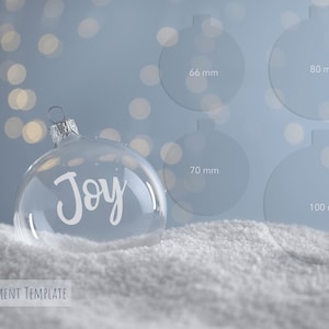 Floating Ornament Template For The Insert SVG Digital Design Cut File For Cricut & Silhouette