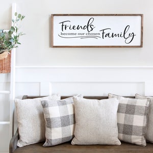 Freunde werden unsere auserwählte Familie SVG Digital Design Schnittdatei für Cricut & Silhouette