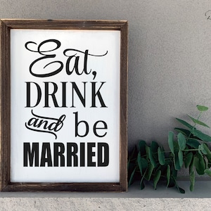 Comer, beber, SVG, casarse, SVG, decoración de bodas