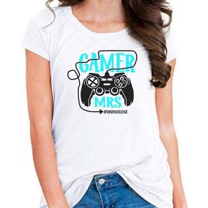 Fichier de coupe numérique SVG Mrs Gamer pour Cricut & Silhouette