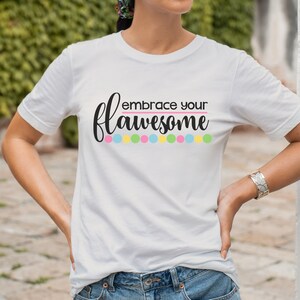 Embrace Your Flawesome SVG Digital Design Cut File for Cricut & Silhouette