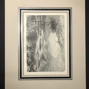 Lago Squam, New Hampshire, Estados Unidos, ilustración c1883; grabado de libro histórico