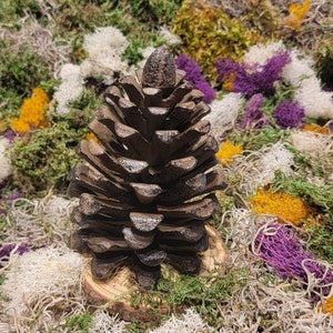 Cast Iron Metal XL Pine Cone-Paper weight-fall decor-Christmas decor-Holiday- Home Table Cabin Lodge Outdoor Decor