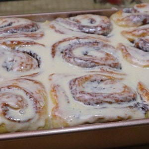 Receita de rolinhos de canela com sabor de amêndoa (PDF) Download (para impressão)