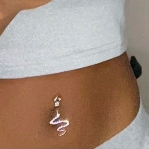 Snake belly ring spencers sale