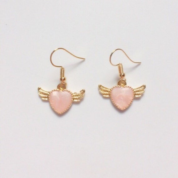 Baby shop angel earrings