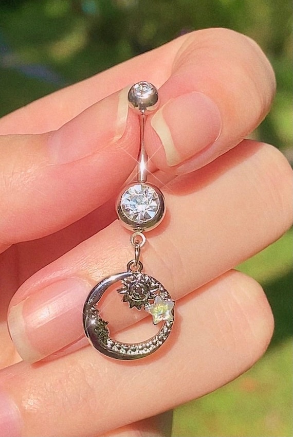 Hippie belly button rings clearance