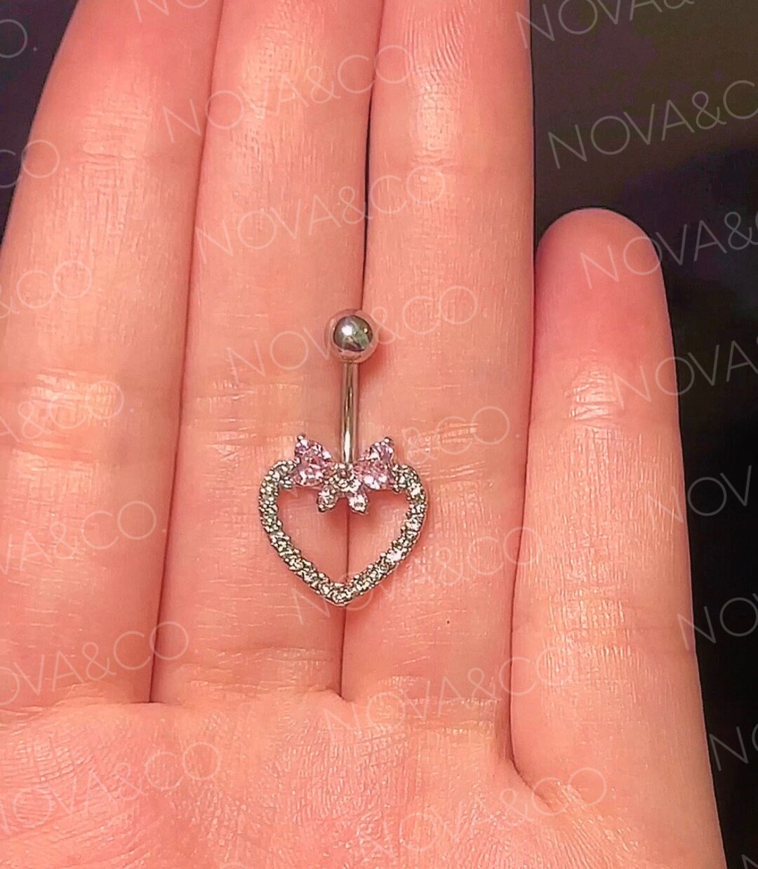 Coquette Dainty Bow Aesthetic Belly Ring | NOVAXCO Gold Coquette Dainty Bow Aesthetic Belly Ring | NOVAXCO Gold