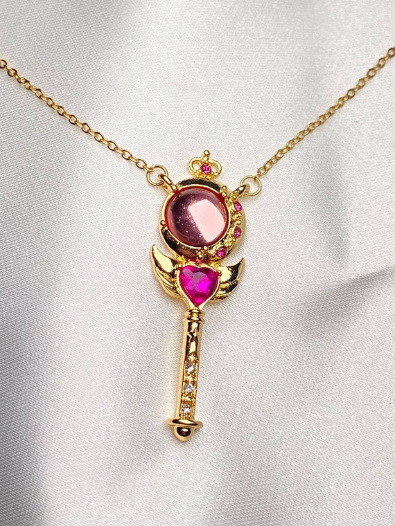 Sailor moon wand best sale necklace