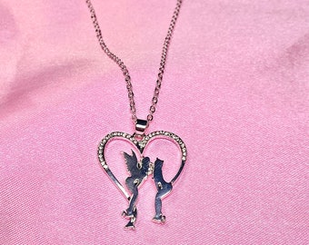 Y2K Sparkly Butterfly Necklace - Bratz Chloe Inspired - Baddie - Minimal  Aesthetic Jewelry - Cute Trendy Best Friend Matching Necklaces
