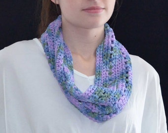 Pink and Green Mobius Scarf