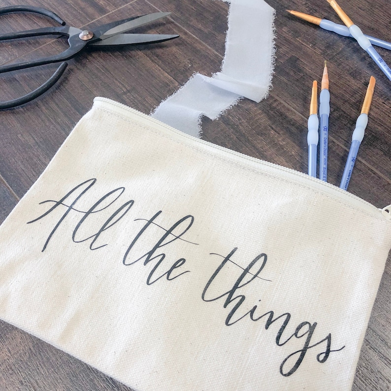 All The Things Canvas Pouch