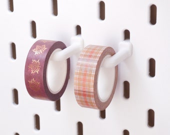 Minimalist Washi Tape Holder for Ikea SKADIS Pegboard