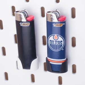 Bic Lighter Holder for IKEA SKADIS Pegboard (3 Pack)
