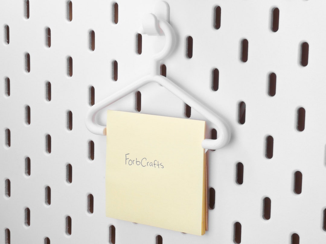 Sticky Note Hanger for Ikea SKADIS Pegboard Etsy