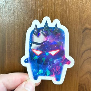 Galaxy Boss Sprite Holographic Sticker