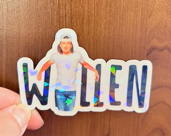 Morgan Wallen Holographic Sticker: Waterproof Car Decal