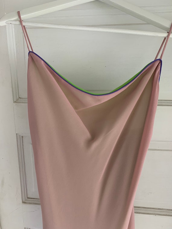 Very 90’s nude mauve spaghetti strap dress with l… - image 7