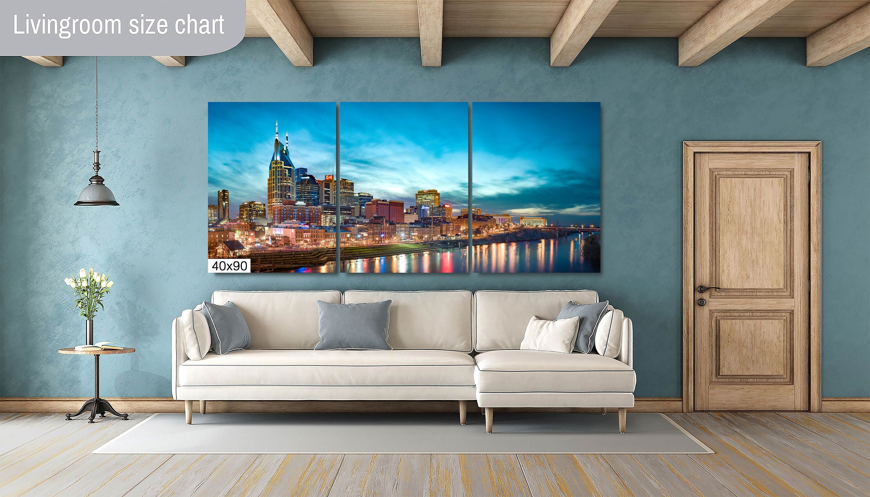 Nashville Tennessee Skyline Downtown Photography Landmark