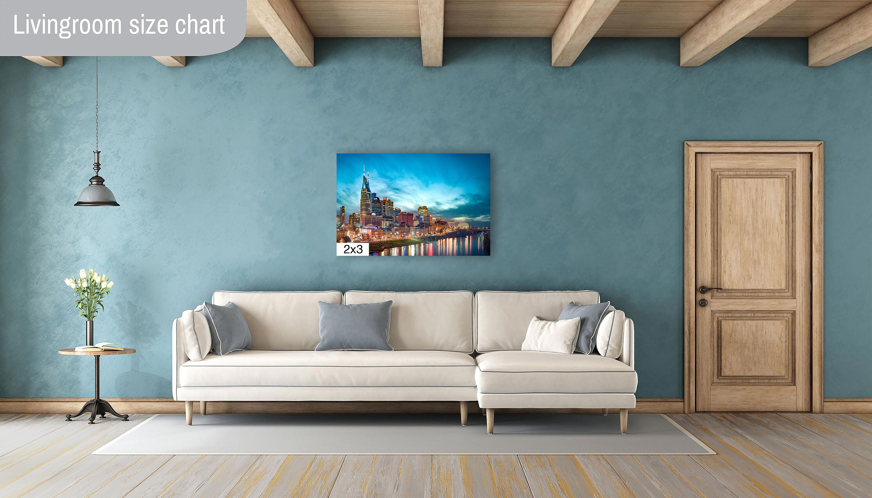 Nashville Tennessee Skyline Downtown Photography Landmark