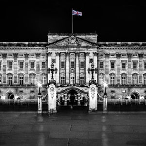 Buckingham Palace London England Leinwanddruck Metall Kunst Stadtbild Wahrzeichen Schlafzimmer Wohnzimmer Wand Kunst Dekor home poster