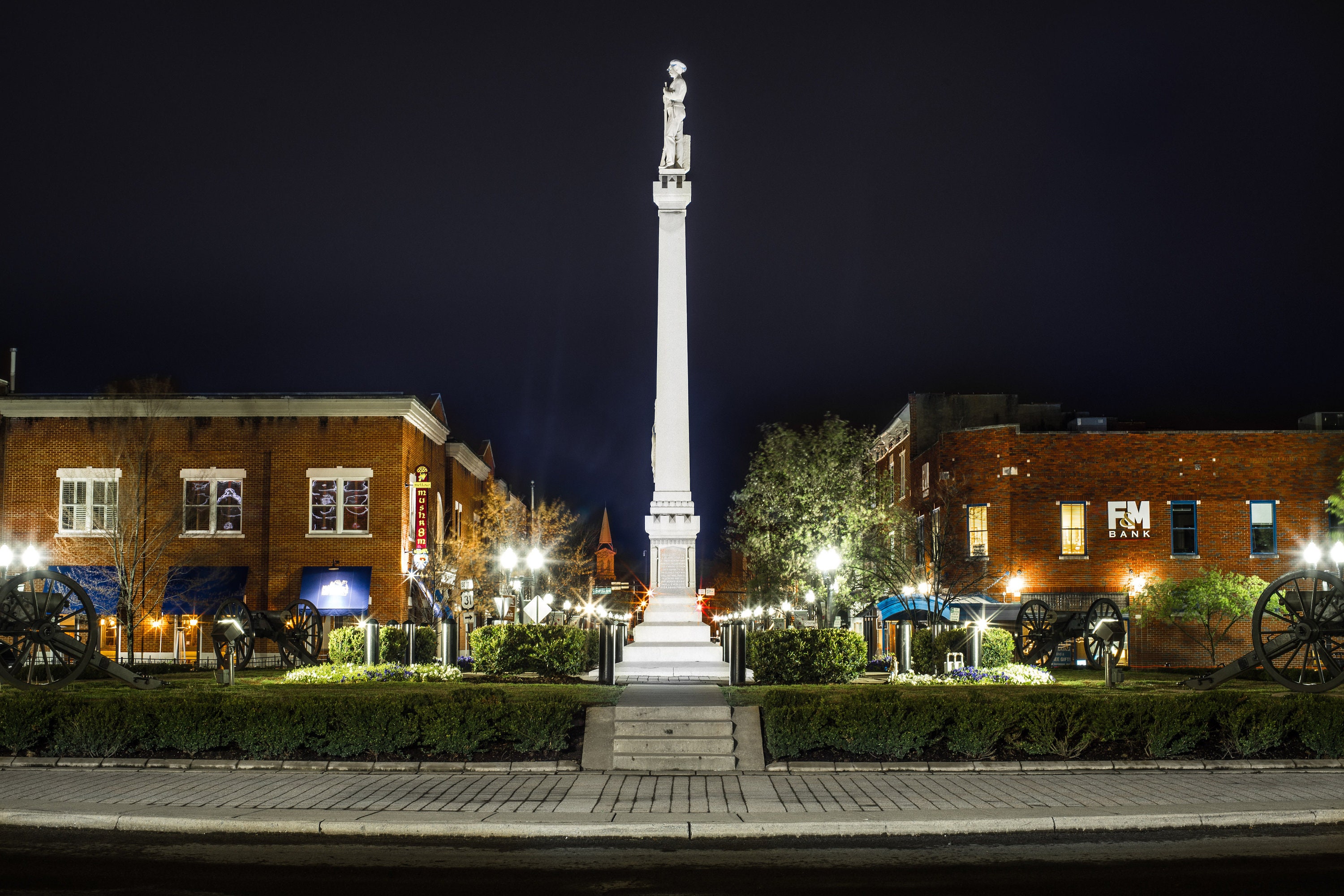 Franklin Downtown Tennessee Chip Statue Civil War Memorial Etsy