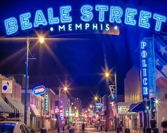Beale Street Poster - Etsy