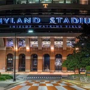 Neyland Stadium Knoxville City Photography Metal Print Wall Art Picture Home Decor Poster Landmark Bedroom Livingroom