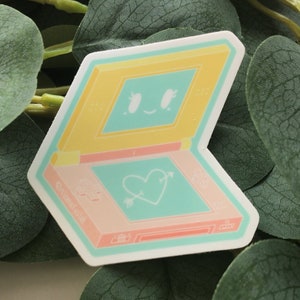 Pastel Nintendo DS Waterproof Die Cut Sticker