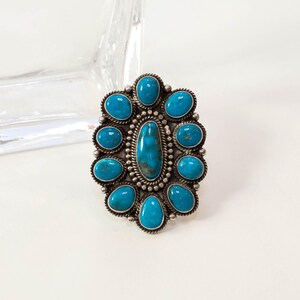 Turquoise ring Adjustable