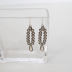Sterling silver  repousse&#39; earrings