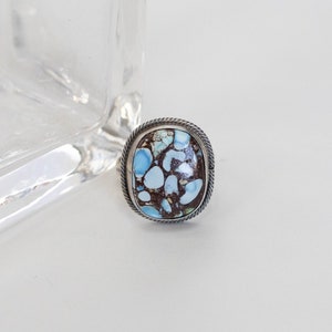 Misura dell&#39;anello turchese, regolabile