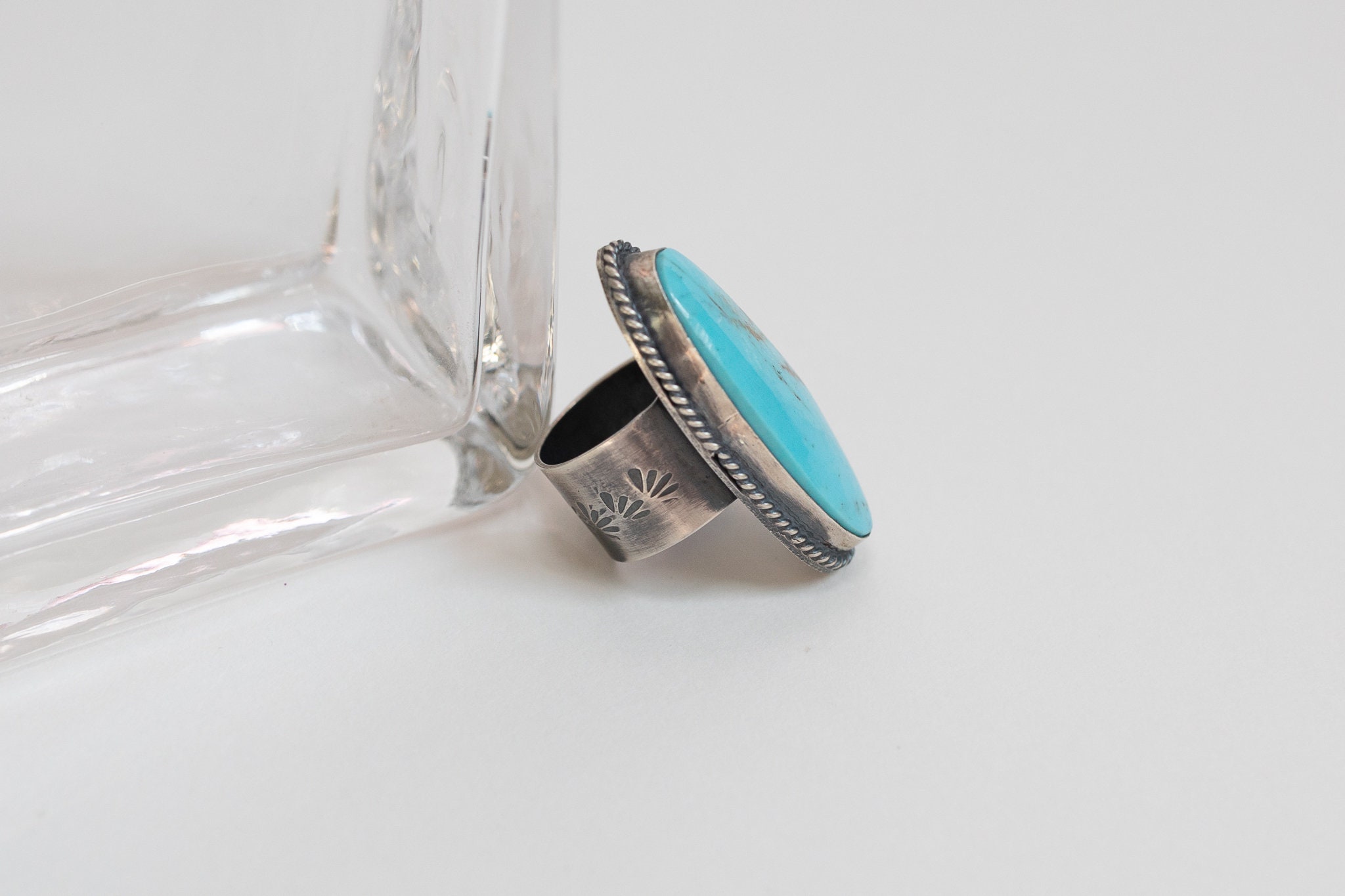 Kingman Turquoise Ring Size, 8 1/2 - Etsy