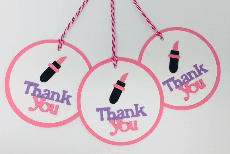 12-Pieces Barbie Favor Bag Tags Barbie Party Decor Fashion Barbie Decorations Birthday Barbie Themed Favor Tags