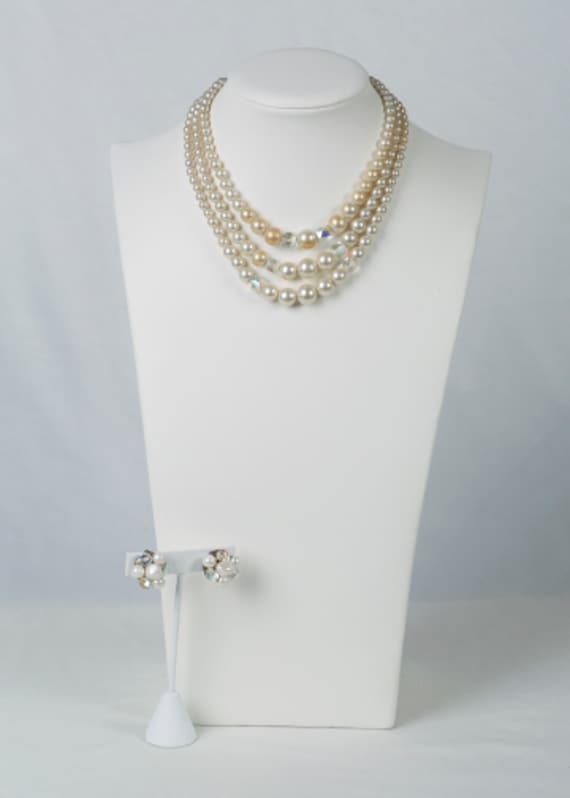 Pearl Jewelry Set, Vintage Jewelry, Wedding Jewelr