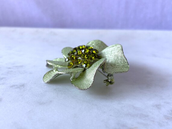 Flower Brooch, Enamel Pin, 1950s Brooch, Gift for… - image 5