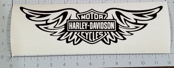 Harley Davidson Motorcycle Wing Sticker Decal Sportster