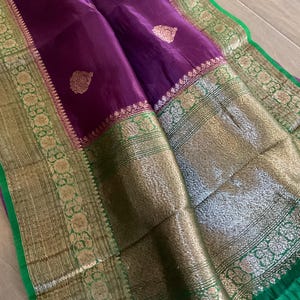 Kora Banarasi Saree