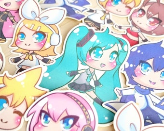 Vocaloid Stickers - Miku, Rin, Len, Kaito, Luka, Meiko