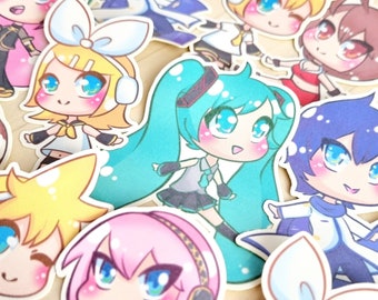 Vocaloid Stickers-Miku, Rin, Len, Luka, KAITO, MEIKO- Original